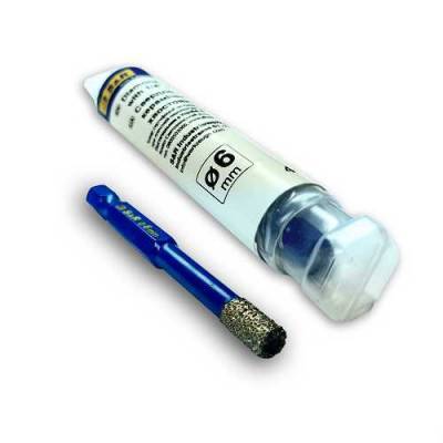 Будкрам купити Свердло з алмазною головкою S&R 6 мм Свердло з алмазною головкою S&R 6 мм 3