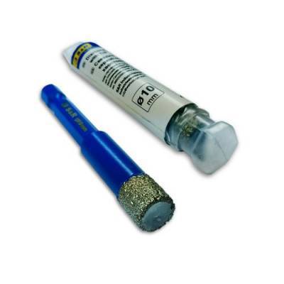 Будкрам купити Свердло з алмазною головкою S&R 10 мм Свердло з алмазною головкою S&R 10 мм 2