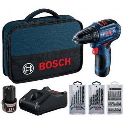 Будкрам купить Бесщеточный шуруповерт Bosch Professional GSR 12V-30,  2 акб 12V 2 Ah, з/у GAL 12V-40, набор 25 бит