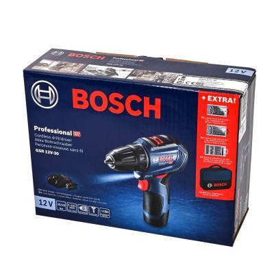 Будкрам купить Бесщеточный шуруповерт Bosch Professional GSR 12V-30,  2 акб 12V 2 Ah, з/у GAL 12V-40, набор 25 бит Бесщеточный шуруповерт Bosch Professional GSR 12V-30,  2 акб 12V 2 Ah, з/у GAL 12V-40, набор 25 бит 4