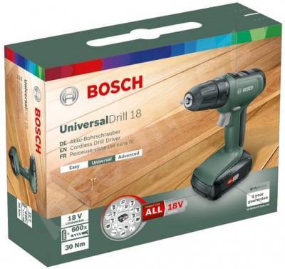 Будкрам купить Аккумуляторная дрель-шуруповерт Bosch UniversalDrill 18 Аккумуляторная дрель-шуруповерт Bosch UniversalDrill 18 6
