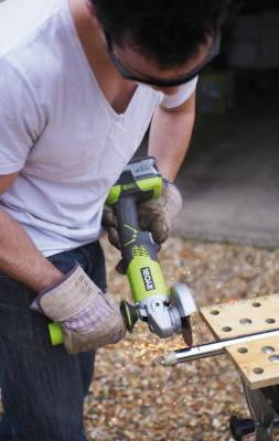 Будкрам купить Аккумуляторная шлифмашина угловая Ryobi ONE+ R18AG-0 (без АКБ и ЗУ) Аккумуляторная шлифмашина угловая Ryobi ONE+ R18AG-0 (без АКБ и ЗУ) 6