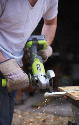 Будкрам купить Аккумуляторная шлифмашина угловая Ryobi ONE+ R18AG-0 (без АКБ и ЗУ) Аккумуляторная шлифмашина угловая Ryobi ONE+ R18AG-0 (без АКБ и ЗУ) 5