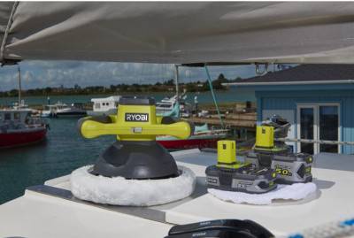 Будкрам купить Полировальная машина Ryobi ONE+ R18B-0 аккумуляторная, 254 мм, 18В,  solo (без АКБ и ЗУ) Полировальная машина Ryobi ONE+ R18B-0 аккумуляторная, 254 мм, 18В,  solo (без АКБ и ЗУ) 6