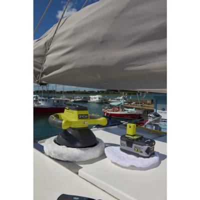 Будкрам купить Полировальная машина Ryobi ONE+ R18B-0 аккумуляторная, 254 мм, 18В,  solo (без АКБ и ЗУ) Полировальная машина Ryobi ONE+ R18B-0 аккумуляторная, 254 мм, 18В,  solo (без АКБ и ЗУ) 5