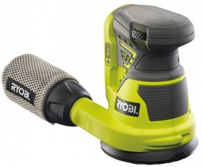 Будкрам купить Шлифмашина эксцентриковая Ryobi ONE+ RROS-0 аккумуляторная, 18В, solo (без АКБ и ЗУ)