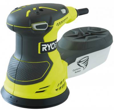 Будкрам купить Шлифмашина  эксцентриковая Ryobi ROS300, 93х185мм, 300Вт, 0-13000 об/мин, 2.3кг