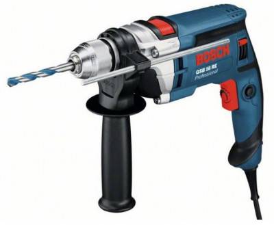 Будкрам купити Дриль ударний Bosch Professional GSB 16 RE в валізі з набором 7 свердел CYL 9 Multi Construction
