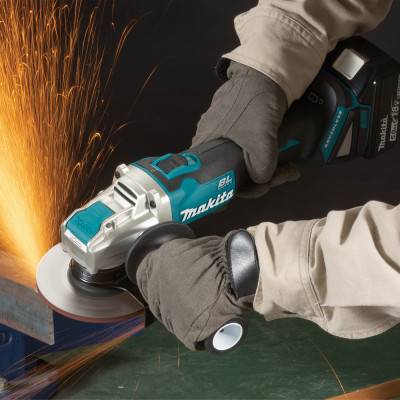 Будкрам купити Makita Шліфмашина кутова DGA521ZX1 аккумуляторная, 125мм, 18В X-LOCK, 2.3-2.7 кг, SOLO Makita Шліфмашина кутова DGA521ZX1 аккумуляторная, 125мм, 18В X-LOCK, 2.3-2.7 кг, SOLO 2