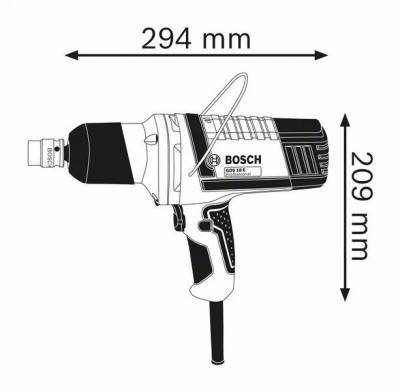 Будкрам купити Ударний гайковерт Bosch GDS 18 E Professional (0601444000) Ударний гайковерт Bosch GDS 18 E Professional (0601444000) 2