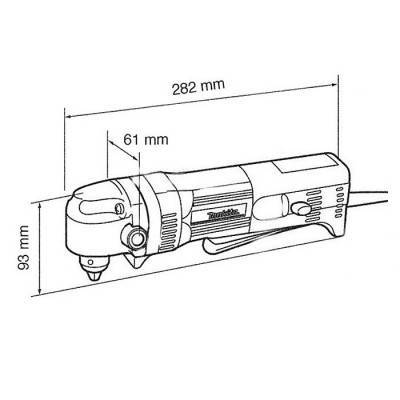 Будкрам купити Дриль кутовий Makita DA3011F Дриль кутовий Makita DA3011F 9