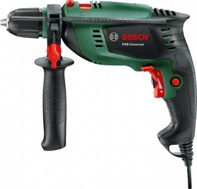 Будкрам купити Дриль ударний Bosch UniversalImpact 700 у валізі з набором з 39 насадок
