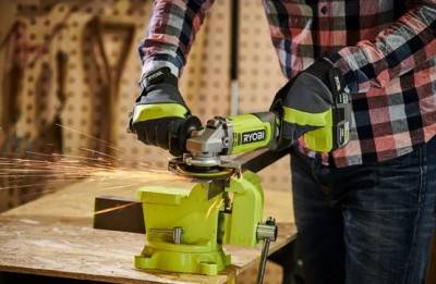 Будкрам купить Аккумуляторная угловая шлифмашина Ryobi ONE+ RAG18125-0, без акб и з/у Аккумуляторная угловая шлифмашина Ryobi ONE+ RAG18125-0, без акб и з/у 4