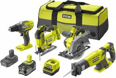 Будкрам купити Набір акумуляторних інструментів Ryobi ONE+ RCK184C-242S (5133005444)