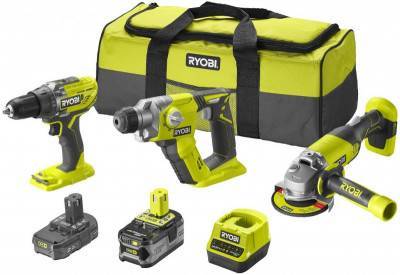 Будкрам купити Набір акумуляторних інструментів Ryobi ONE+ RCK183C-242S 3 шт. (5133005445)