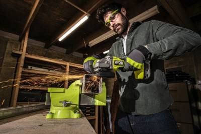 Будкрам купить Аккумуляторная шлифмашина угловая Ryobi RAG18X-1C40S Аккумуляторная шлифмашина угловая Ryobi RAG18X-1C40S 4