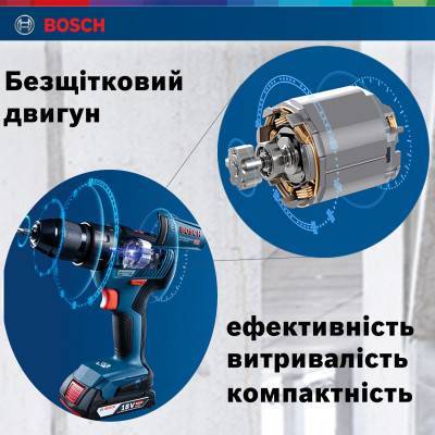 Будкрам купить Аккумуляторная дрель-шуруповерт Bosch Professional GSR 18V-50 Аккумуляторная дрель-шуруповерт Bosch Professional GSR 18V-50 7