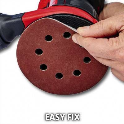 Будкрам купити Einhell Шліфмашина ексцентрикова TE-RS 18 Li - Solo акум., PXC, 125 мм, 18В (без АКБ і ЗП) Einhell Шліфмашина ексцентрикова TE-RS 18 Li - Solo акум., PXC, 125 мм, 18В (без АКБ і ЗП) 8