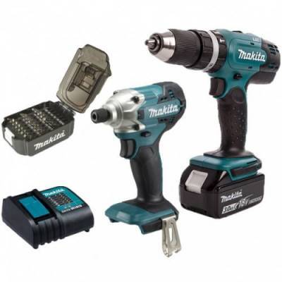 Будкрам купити Набір акумуляторного інструменту Makita DLX2336SX2 (DHP453SFX8, DTD156Z + аксесуари) Набір акумуляторного інструменту Makita DLX2336SX2 (DHP453SFX8, DTD156Z + аксесуари) 14