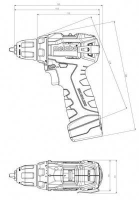 Будкрам купити Акумуляторний дриль-шуруповерт Metabo PowerMaxx BS BL (601721500) Акумуляторний дриль-шуруповерт Metabo PowerMaxx BS BL (601721500) 3