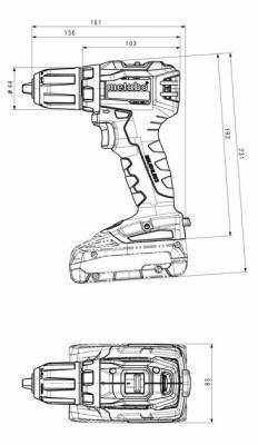 Будкрам купити Акумуляторний дриль-шуруповерт Metabo BS 18 L BL (602326890) Акумуляторний дриль-шуруповерт Metabo BS 18 L BL (602326890) 4