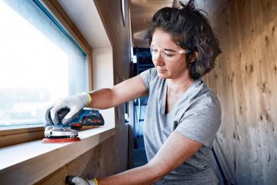 Будкрам купити Bosch Шліфмашина ексцентрикова акумуляторна GEX 18V-125 соло Bosch Шліфмашина ексцентрикова акумуляторна GEX 18V-125 соло 10