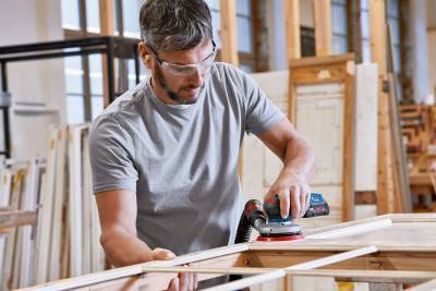 Будкрам купити Bosch Шліфмашина ексцентрикова акумуляторна GEX 18V-125 соло Bosch Шліфмашина ексцентрикова акумуляторна GEX 18V-125 соло 7