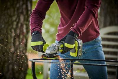 Будкрам купити Акумуляторна кутова шліфувальна машина Ryobi One+ R18AG7-140S Акумуляторна кутова шліфувальна машина Ryobi One+ R18AG7-140S 5