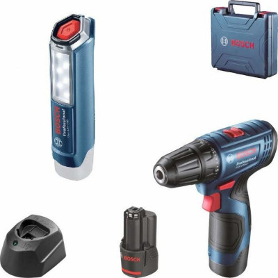 Будкрам купити Акумуляторний шуруповерт-дриль Bosch Professional GSR 120 LI + ліхтарик GLI 12V-300 Акумуляторний шуруповерт-дриль Bosch Professional GSR 120 LI + ліхтарик GLI 12V-300 2