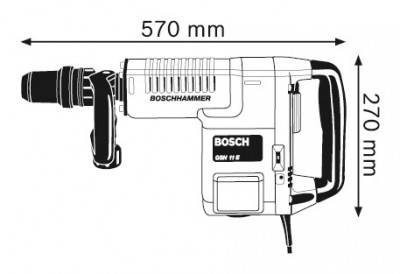 Будкрам купити Відбійний молоток Bosch GSH 11 E Professional Відбійний молоток Bosch GSH 11 E Professional 4