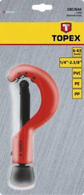 Будкрам купити Topex 34D036 Труборiз для полiмерних труб 6 - 63 мм (1/4" - 2.5/8") Topex 34D036 Труборiз для полiмерних труб 6 - 63 мм (1/4" - 2.5/8") 2