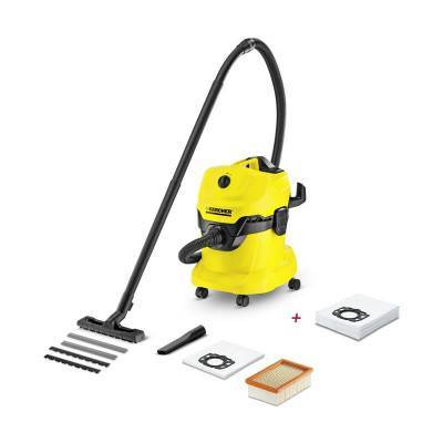 Будкрам купить Хозяйственный пылесос Karcher WD 4 + фильтр-мешки (9.611-150.0)