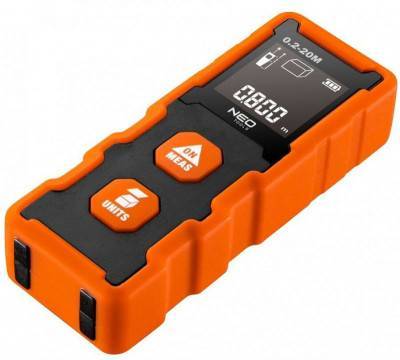 Будкрам купить Neo Tools Лазерный дальномер, рабочий диапазон 0.2 - 20 м