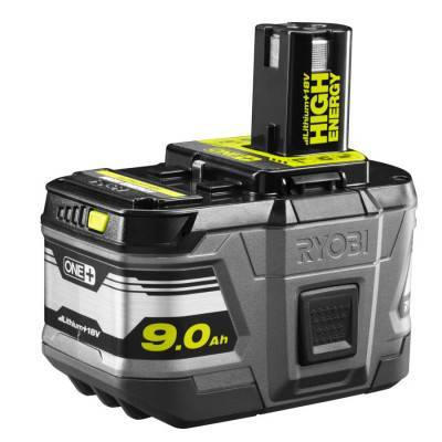 Будкрам купить Аккумулятор Ryobi ONE+ RB18L90 HIGH ENERGY, 18В 9.0 А/ч