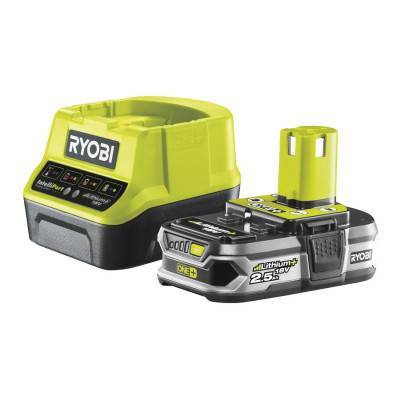 Будкрам купить Аккумулятор и зарядное устройство Ryobi ONE+ RC18120-125 (5133003359), 18V 2.5 Ah