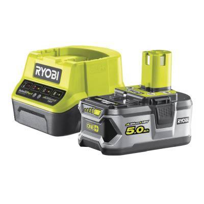 Будкрам купить Аккумулятор и зарядное устройство Ryobi ONE+ RC18120-150 (5133003366), 18V 5Ah