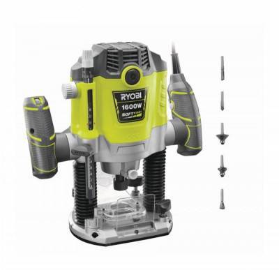 Будкрам купить Фрезер электрический Ryobi RRT1600P-K,1600Вт, ход фрезы 55 мм,10000-26000 об/мин Фрезер электрический Ryobi RRT1600P-K,1600Вт, ход фрезы 55 мм,10000-26000 об/мин 2