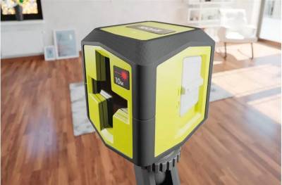 Будкрам купити Нівелір лазерний Ryobi RBCLLR1 до 10м, перехресний, червоний промінь Нівелір лазерний Ryobi RBCLLR1 до 10м, перехресний, червоний промінь 5