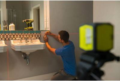 Будкрам купити Нівелір лазерний Ryobi RBCLLR1 до 10м, перехресний, червоний промінь Нівелір лазерний Ryobi RBCLLR1 до 10м, перехресний, червоний промінь 7