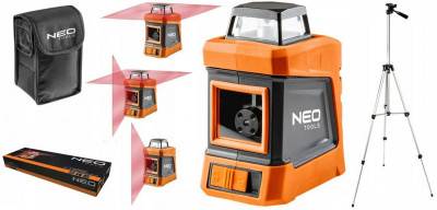 Будкрам купить Neo Tools Нивелир лазерный, 30 м, 360 ° по вертикале, с футляром и штативом 1.5 м Neo Tools Нивелир лазерный, 30 м, 360 ° по вертикале, с футляром и штативом 1.5 м 5