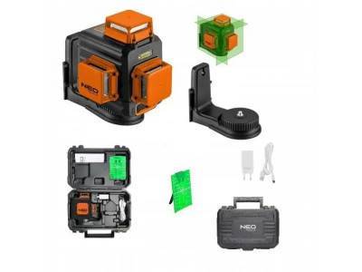 Будкрам купити Neo Tools Нівелір лазерний, 3D, акум., Li-Ion, 20м, ± 0.03 мм/м, IP54, ЗП, кейс Neo Tools Нівелір лазерний, 3D, акум., Li-Ion, 20м, ± 0.03 мм/м, IP54, ЗП, кейс 2