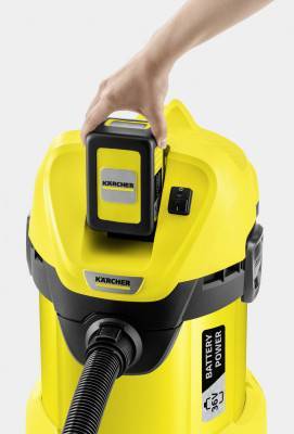 Будкрам купить Хозяйственный аккумуляторный пылесос Karcher WD 3 Battery (9.611-730.0),с фильтр-мешками, без акб Хозяйственный аккумуляторный пылесос Karcher WD 3 Battery (9.611-730.0),с фильтр-мешками, без акб 8