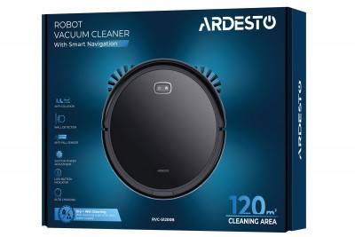 Будкрам купити ARDESTO Робот-пилосос RVC-S1200B чорний /сухе+вологе прибирання/до 120 кв.м./до 100 хв./5 видів покриття підлоги ARDESTO Робот-пилосос RVC-S1200B чорний /сухе+вологе прибирання/до 120 кв.м./до 100 хв./5 видів покриття підлоги 28