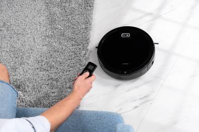 Будкрам купити ARDESTO Робот-пилосос RVC-S1200B чорний /сухе+вологе прибирання/до 120 кв.м./до 100 хв./5 видів покриття підлоги ARDESTO Робот-пилосос RVC-S1200B чорний /сухе+вологе прибирання/до 120 кв.м./до 100 хв./5 видів покриття підлоги 5