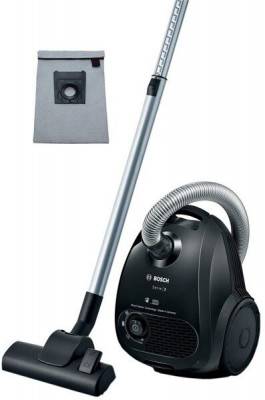 Будкрам купить Bosch Пылесос мешковый, 600Вт, мешок-3.5л, НЕРА, черный Bosch Пылесос мешковый, 600Вт, мешок-3.5л, НЕРА, черный 3