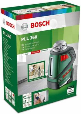 Будкрам купити Bosch Нівелір лазерний PLL 360, точність ± 0.4 мм/м, червоного кольору Bosch Нівелір лазерний PLL 360, точність ± 0.4 мм/м, червоного кольору 8