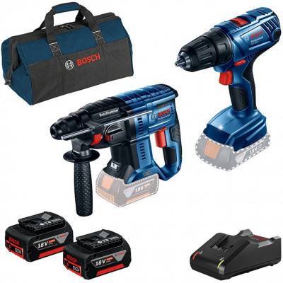 Будкрам купити Набір інструментів Bosch Professional перфоратор GBH 180-LI + дриль-шуруповерт GSR 180-LI