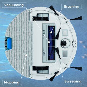 Будкрам купить Робот-пылесос моющий Rowenta X-PLORER S130AI Animal & Allergy RR9077WH Робот-пылесос моющий Rowenta X-PLORER S130AI Animal & Allergy RR9077WH 9