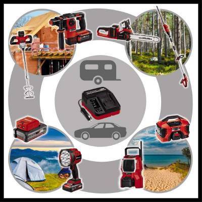 Будкрам купити Автомобільний зарядний пристрій Einhell Power X-Car Charger 3A Автомобільний зарядний пристрій Einhell Power X-Car Charger 3A 4