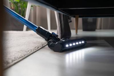 Будкрам купити ARDESTO Пилосос безпровідний, 32Вт, конт пил -0.6л, автон. робота до 60хв, HEPA, турбощітка з LED, чорно-синій ARDESTO Пилосос безпровідний, 32Вт, конт пил -0.6л, автон. робота до 60хв, HEPA, турбощітка з LED, чорно-синій 9